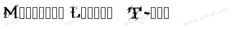 Merchant Ledger   T字体转换